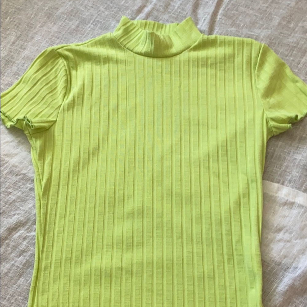 Vylette, girls neon green shirt